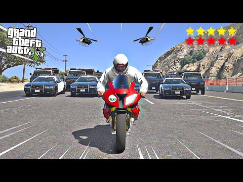 ECHAPPER A 10 ETOILES DE POLICE SUR GTA 5 !