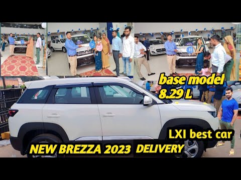 Maruti Brezza Lxi 2023 New Model🔥सबसे बेस्ट कार।₹8.29 Lakh|Kaun Kahega Isko Base Model🔥#newbrezzalxi