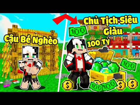 REDHOOD THỬ THÁCH 24H ĐI LÀM KIẾM TIỀN CƯỚI MỀU TRONG MINECRAFT*1NGÀY REDHOOD LÀM CHỦ TỊCH GIẢ NGHÈO