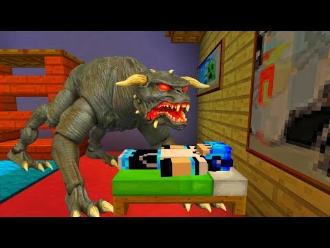 FIZEMOS UMA ARMADILHA PARA PEGAR O BICHO PAPÃO NO MINECRAFT