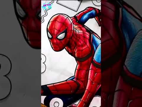QUE PASA SI UN ARTISTA PROFESIONAL COLOREA UN LIBRO PARA NIÑOS? #Shorts