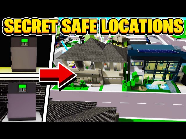 Where Is The Safe In The New Houses In Roblox Brookhaven RP Update Modern House Secrets