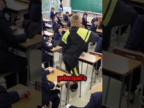 He started dancing in the middle of class 🕺 #shorts