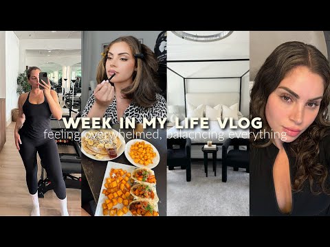 WEEKLY VLOG♡ Feeling Overwhelmed, Finding Balance, Getting back into Pilates, and more!