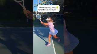 What do you tell yourself before playing a point? 🎾This was actually my favorite phrase ✨ #tennis