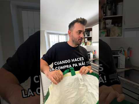 Cuando haces la compra pa ná! #supermercado #mercadona #comedia #alimentos