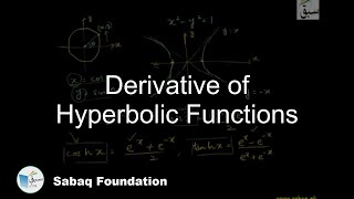 Derivative of Hyperbolic Functions