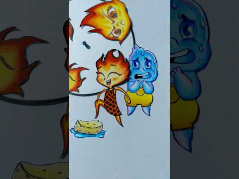 Guess the real face of Ember ❗??#elemental #shorts