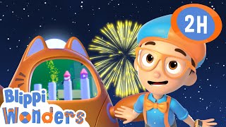 Valentine's Day Fireworks? 🙄🥰 | Blippi Wonders  | Moonbug Kids