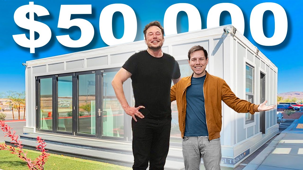 Inside Elon Musk's $50,000 Foldable Tiny Home