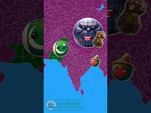 Pakistan & Bangladesh Vs Thanos - Infinity War Part 3 #countryballs #countries #shortsvideo