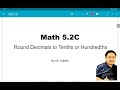 Rounding Decimals: Tenths and Hundredths Challenge