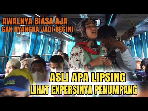 Ikuti Wulan ngamen dibus begini reaksi penumpang setelah mendengarkannya..!!!gak nyangka