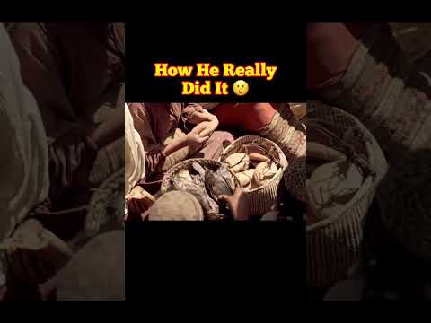 How Jesus REALLY Fed The 5000 🤯🙏🏼🍞 #shorts #youtube #miracle #newtestament #fypシ