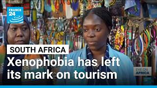 YouTube video thumbnail:  African Tourists Cancelling Trip as Xenophobia Shadows South Africa's Appeal