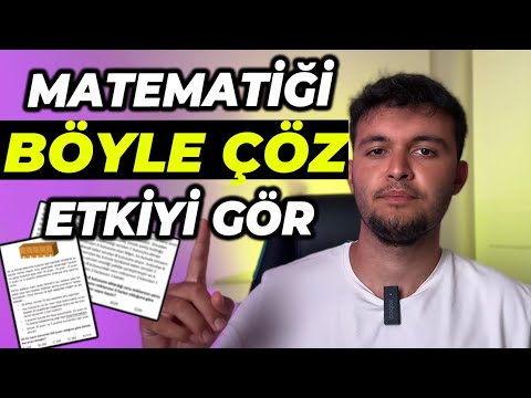 BİR MATEMATİK SORUSUNU EN RAHAT NASIL ÇÖZERSİN? | KAÇIRMAYA ELVEDA... #yks