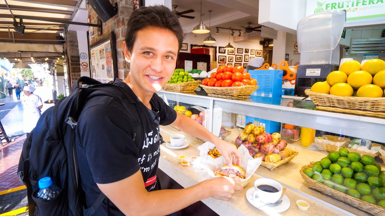 Living in Peru - LIMA APARTMENT TOUR for $100 Per Night + Fried Pork Sandwich for Breakfast! - Mark Abroad