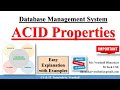 Database Transaction Properties and Concepts