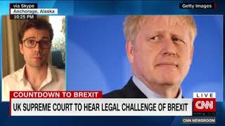 Josh Boswell on Brexit, CNN International September 13 2019