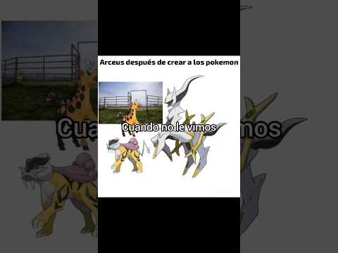 Arceus creando Pokémons