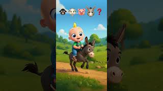 ¡Johny monta animales! 🐴🐘🦒 | Shorts divertidos para niños