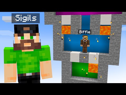 TRUST FALL for LOOT in Minecraft