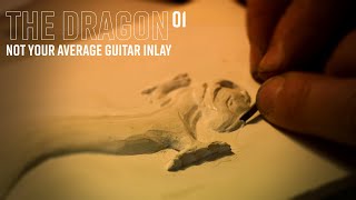 Epic 3D Dragon Inlay Begins! | Sculpting a Fretboard Like Never Before