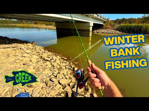 2 Hours Winter Time Bank Fishing...