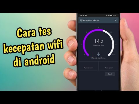 Cara tes kecepatan wifi di android