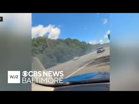 YouTube video thumbnail: Maryland Deputy Injured During Pursuit Involving Box Truck on I-95