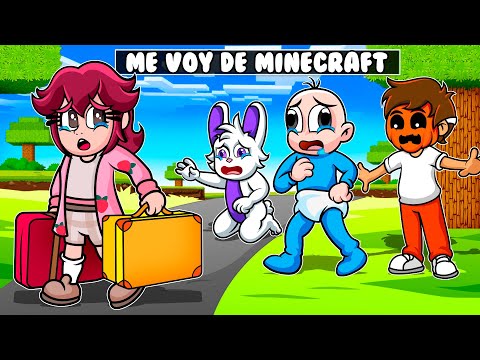 ¡ME VOY DE MINECRAFT PARA SIEMPRE!💔 NOOBSI ABANDONA A BEBENOOB