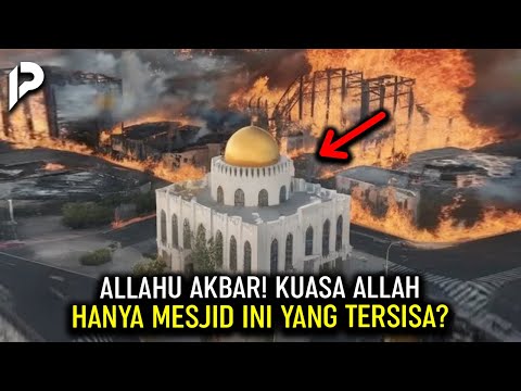 Allahu Akbar! Saat Los Angeles Kebakaran, Hanya Masjid ini Yang Bisa Menyelamatkan Warga Disana