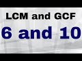 Finding LCM and GCF Concepts