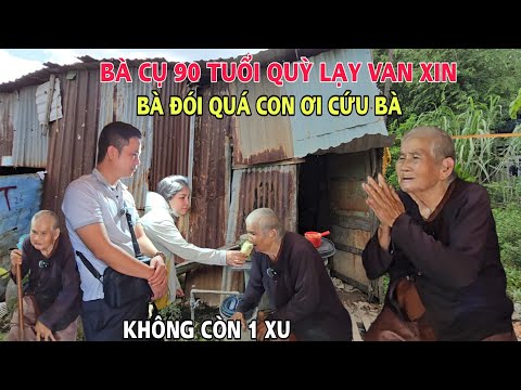 Bà Lão 90 Tuổi "QUỲ LẠY" Van Xin Sống Trong Căn Chòi Nước Ngập Nhịn Đói Nhiều Ngày | Nghĩa Trọng TV