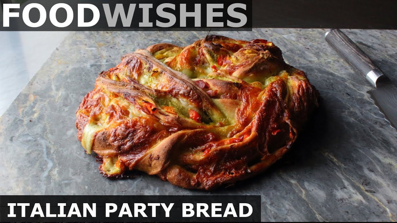 Italian Party Bread - Meat & Cheese Stuffed Wreath