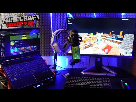 IRL - 24 Hrs MINECRAFT HARDCORE MARATHON STREAM..