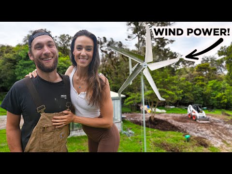 Life Changing Wind Power!!! // building our off grid home