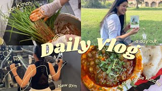 Daily vlog | cooking at home, gym, lotan chole kulche🤪