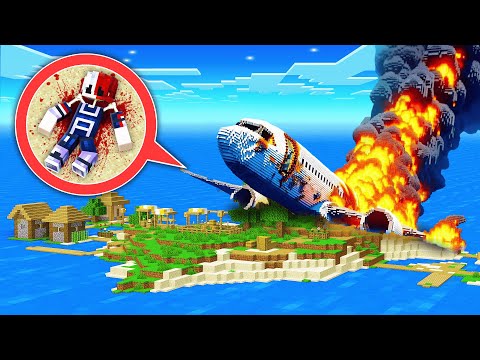 How Shivang Plane CRASHED On The Doomed Island In Minecraft!!