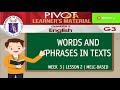 Understanding English Phrases and Themes