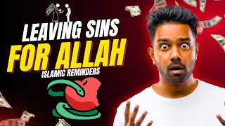 Leaving Sins For the Sake of Allah | Islamic Lectures