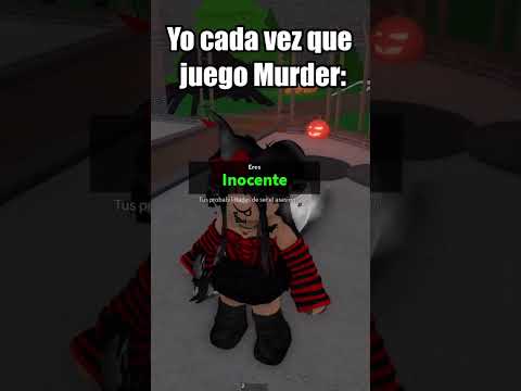 Yo cada vez que juego Murder Mystery 2: #roblox #mm2 #shorts #michiroblox