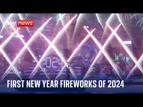 New Year fireworks: Australasia and southeast Asia ring in 2024