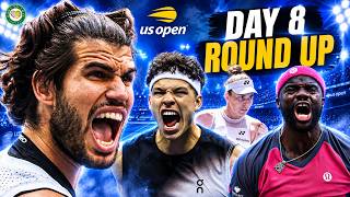ALCARAZ & SHELTON DOMINATE! 🔥 TIAFOE STUNS MEDVEDEV | US Open 2026 Day 8 | GTL Tennis Podcast