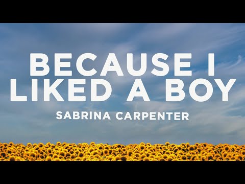 Sabrina Carpenter - because i liked a boy (Lyrics)