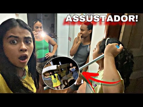 MINHA MÃE FICOU POSSUÍDA + PASSAMOS A NOITE NA BARRACA! que medo😨😱