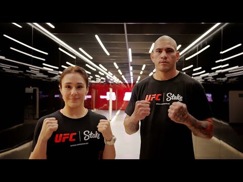 Alex Pereira and Alexa Grasso Train MMA with Stake F1 Drivers