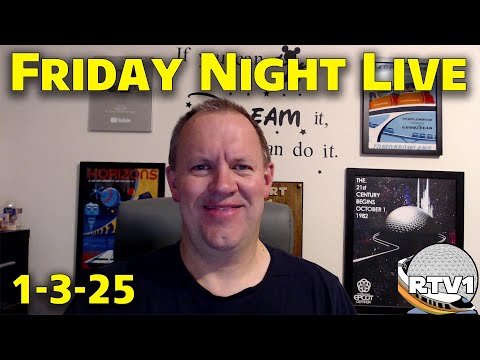 Friday Night Live Stream Announcement - 1-3-25 - Walt Disney World