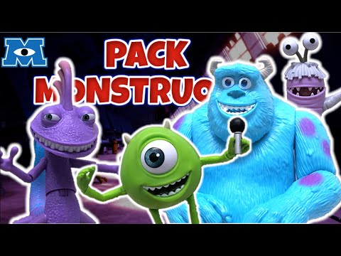 Reseña del PACK Monstruoso de MONSTERS INC. | Colección de PIXAR Mattel (Sulley, Mike, Boo, Randall)