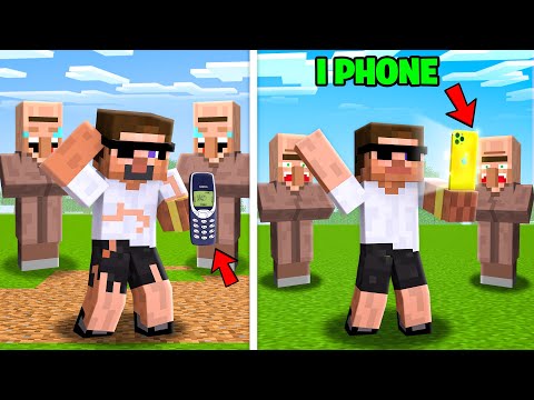 Selling iphone 17 Pro Max to Villagers in Minecraft..